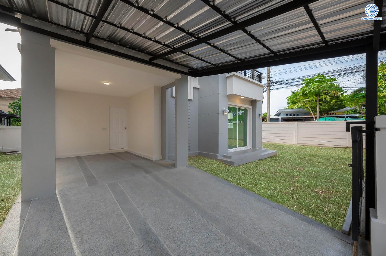 บ้านมือสองตกแต่งใหม่ โครงการ พฤกษาวิลเลจ10 บางใหญ่ หลังมุม เนื้อที่ 61 ตร.ว. ตอบโจทย์ทุกการอยู่อาศัย ฟังก์ชัน 3 ห้องนอน 2 ห้องน้ำ 1 ที่จอดรถ บรรยากาศเป็นส่วนตัว บนทำเลศักยภาพ เชื่อมต่อถนนกาญจนาภิเษก ใกล้เซ็นทรัลเวสต์เกต ทางด่วน "ศรีรัช" และรถไฟฟ้า "สถานีตลาดบางใหญ่"